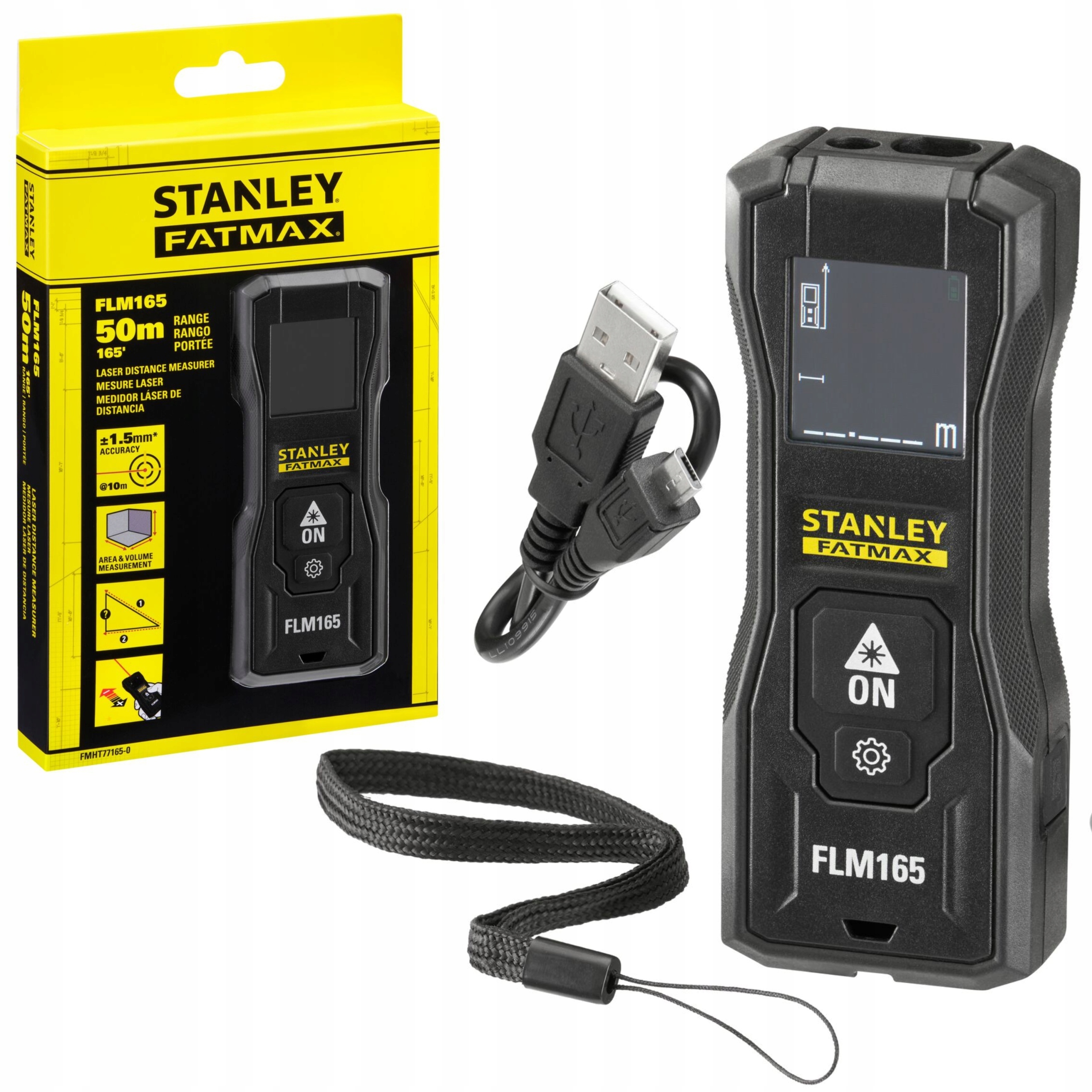Stanley Fatmax Laserový Dálkoměr 50 M (FLM165) IP40