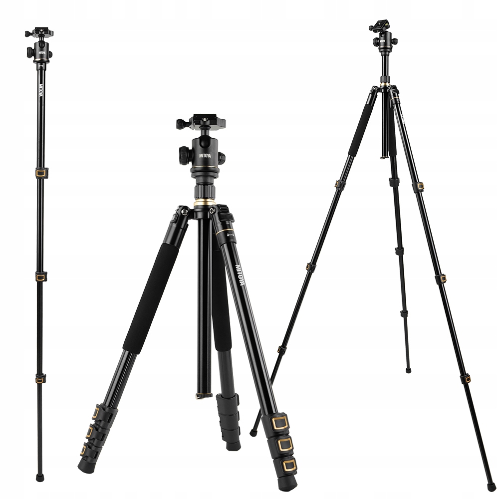 Statyw Fotograficzny Mitoya MTY222 180cm Głowica Kulowa Monopod