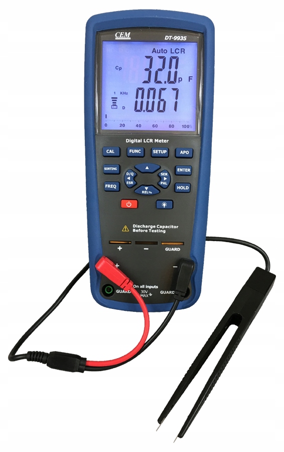 DT-9935 Automatický můstek Rlc měřič Lrc kapacitní odporový tester