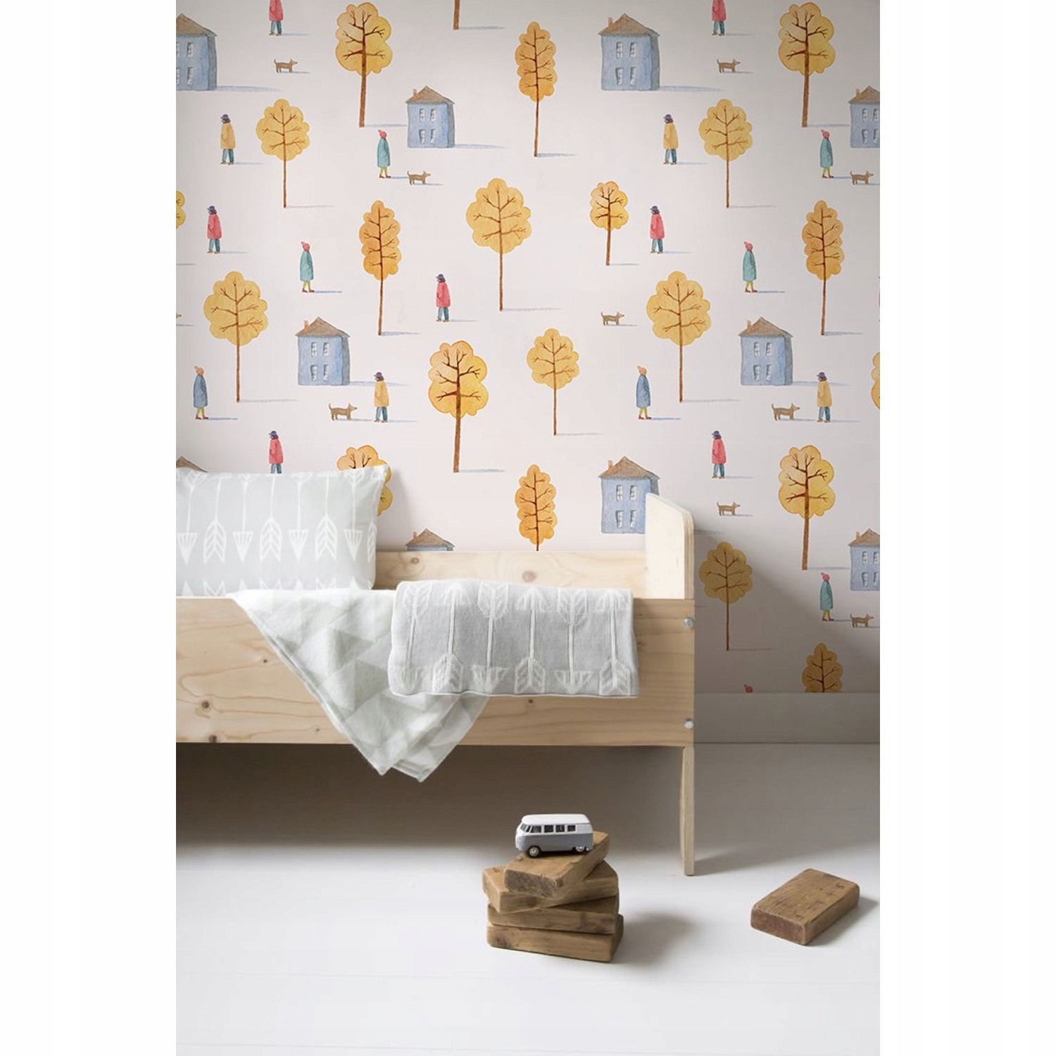 

Samoprzylepna fototapeta Domy z drzewami 208x146cm