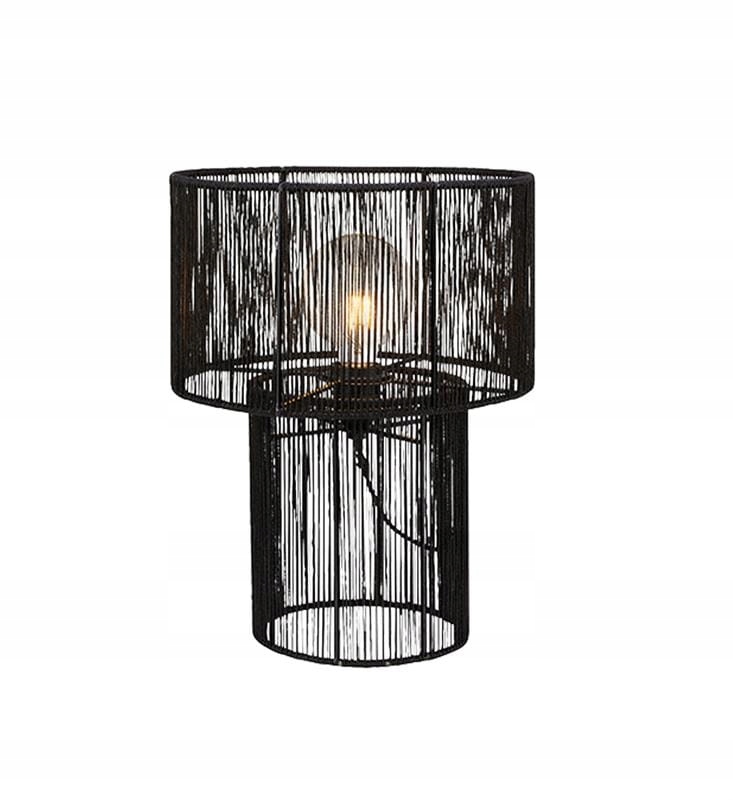 Stolní lampa Soga Table na E27 s vypínačem na kabelu Black 108768 Markslojd