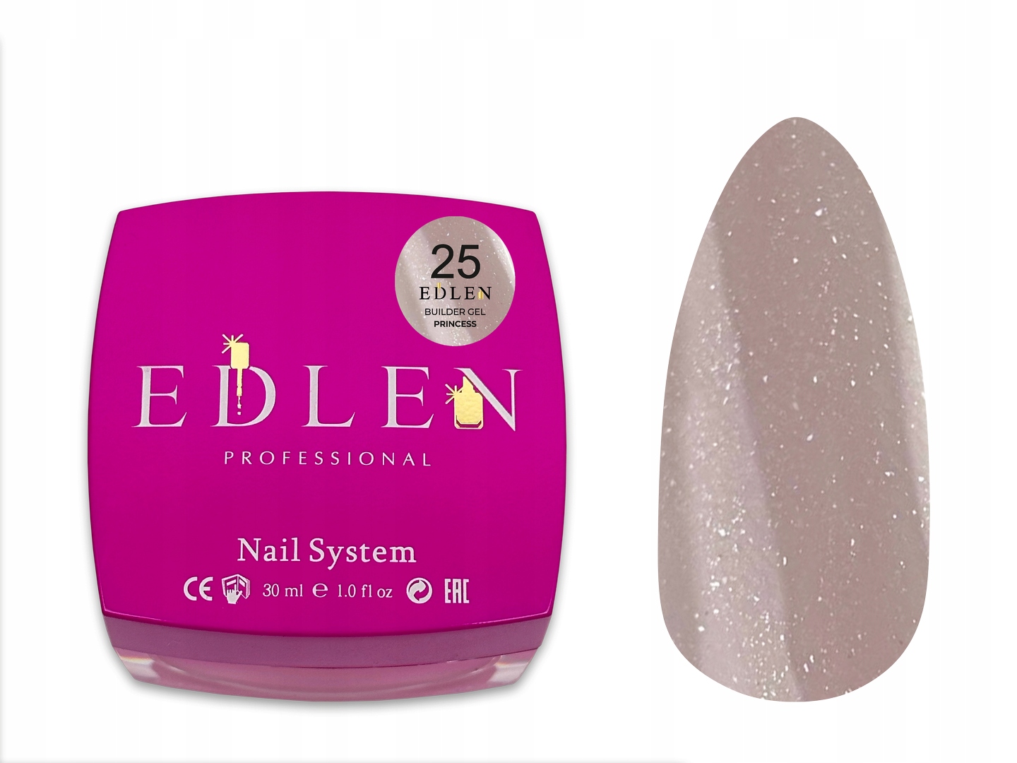Builder Gel Princess 25 Żel Budujący Liliowy