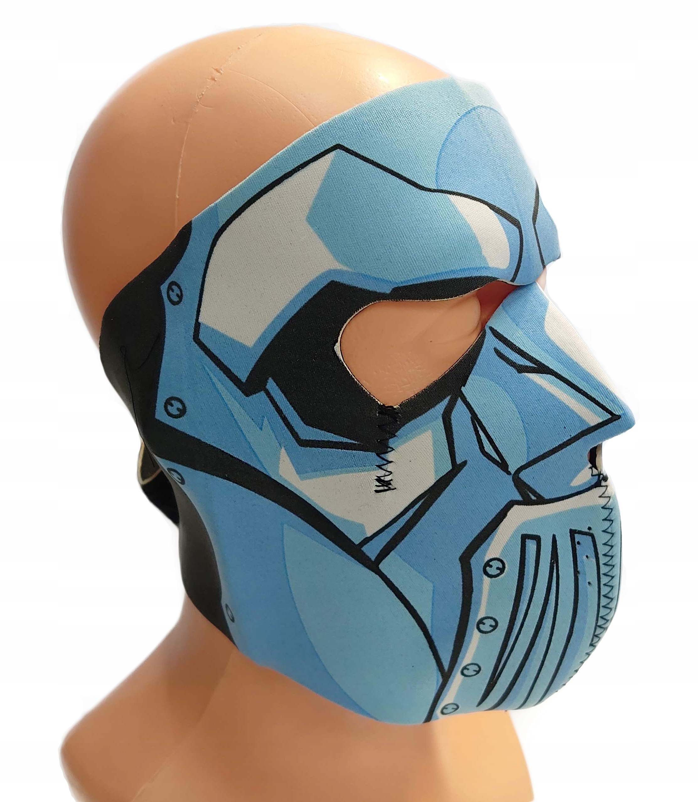 DWUSTRONNA MASKA NEOPRENOWA na TWARZ MOTOR ROWER Producent inny