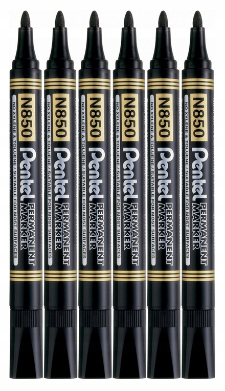 

Marker do metalu szkła plastiku drewna Czarny x 6