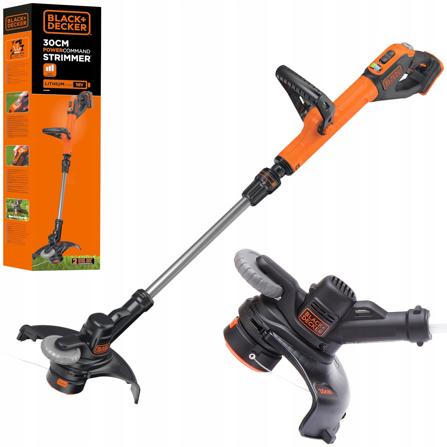 Podkaszarka akumulatorowa żyłkowa 18V Black & Decker STC1840 body