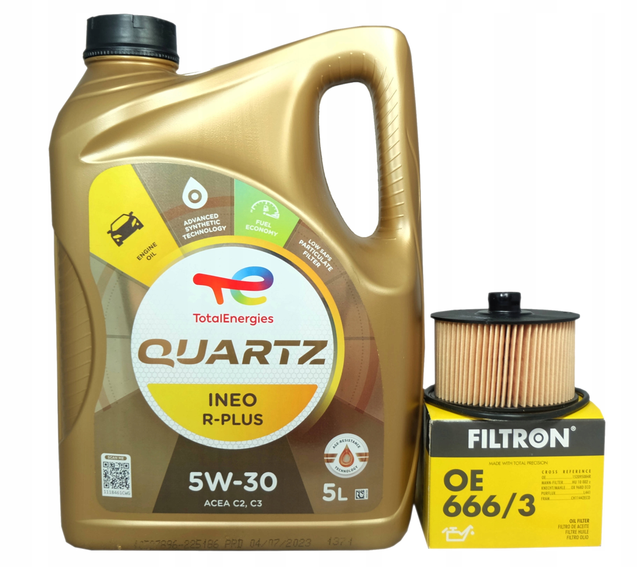 Filtr olej Renault Clio 4 IV Twingo 3 III 0.9 TCe