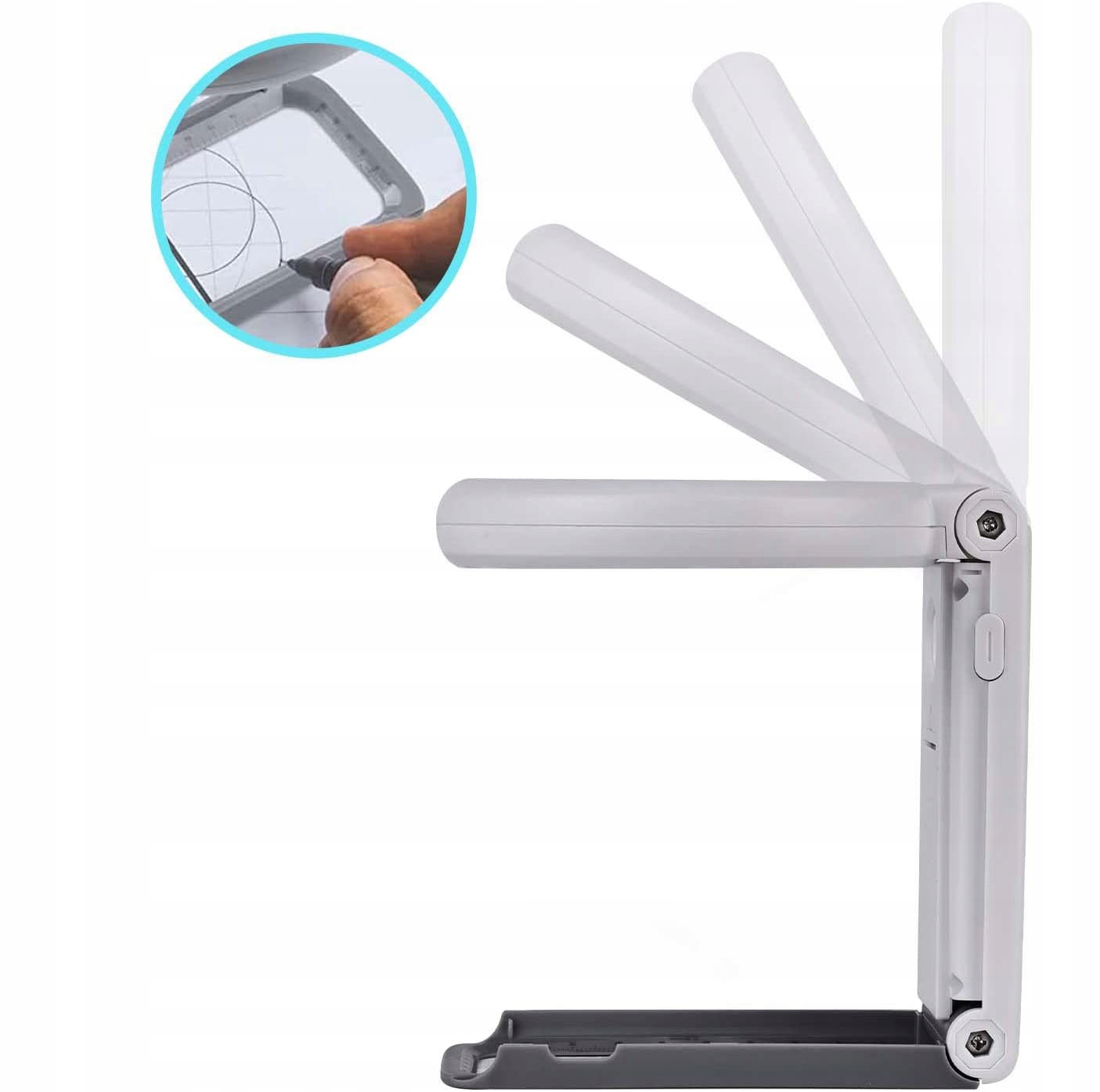 LUPA ZE ŚWIATŁEM I STOJAKIEM Z 18 LED, 10 X 30 X SKŁADANA LUPA DO CZYTANIA Stan opakowania oryginalne