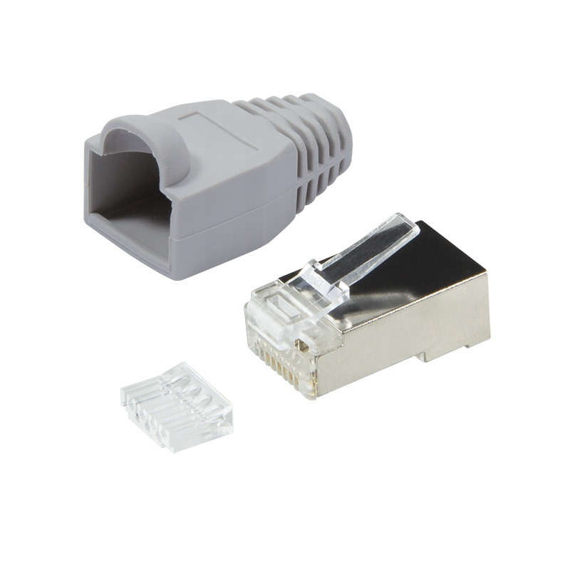 Wtyki RJ45 LogiLink MP0021 z osłonką 100 sztuk