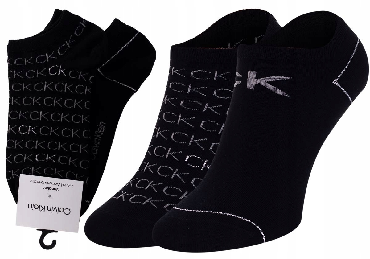 

Calvin Klein Skarpetki Stopki 2 Pary Black r.37-41