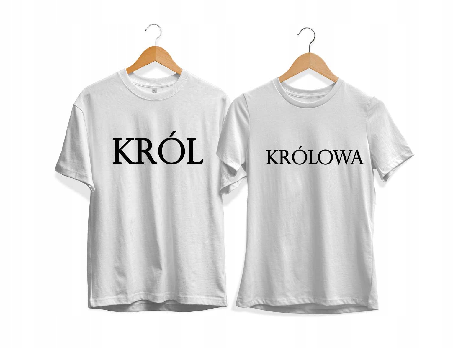 

Zestaw Koszulek Król Królowa Ślub Rocznica Prezent