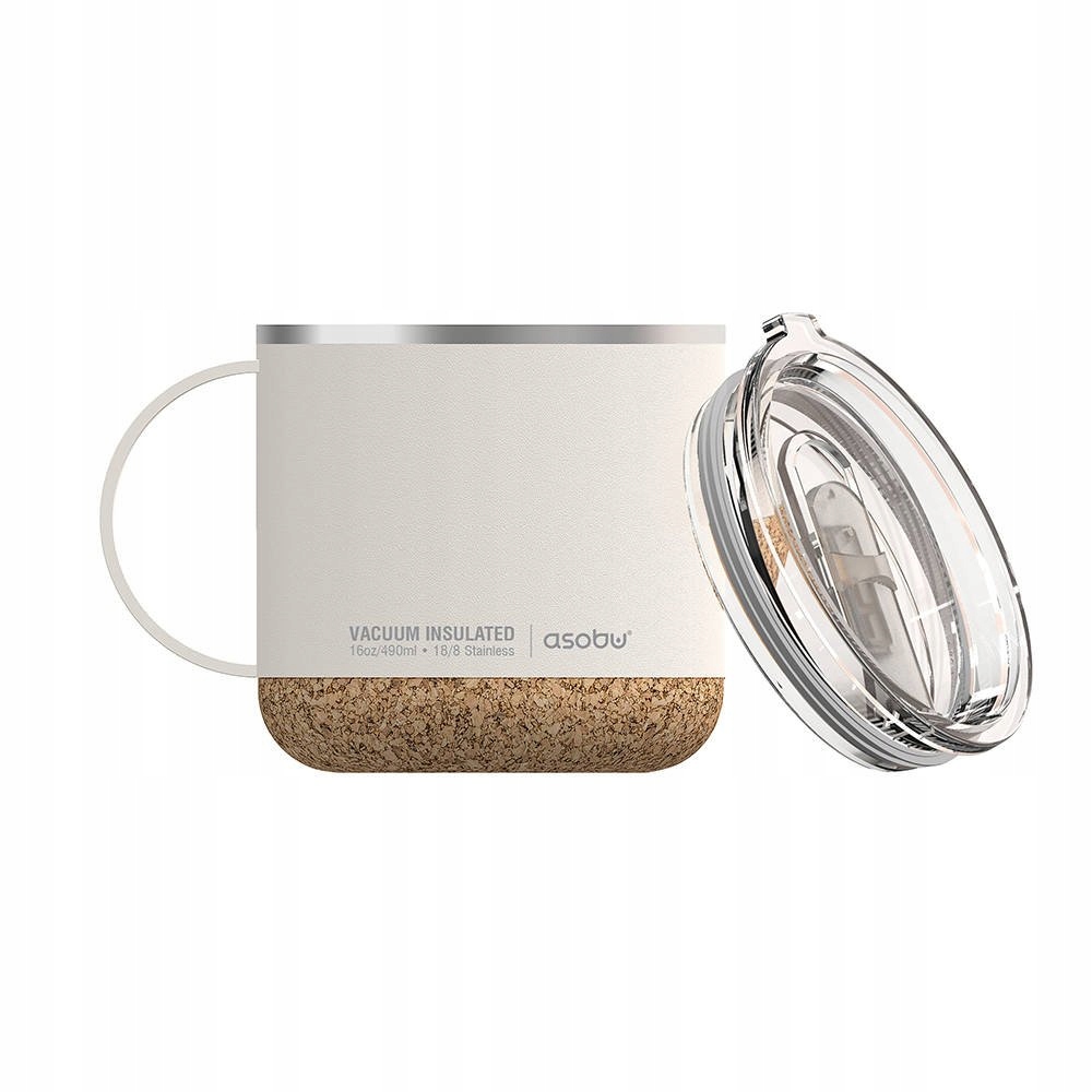 Asobu Infinite kubek termiczny 490ml BIAŁY