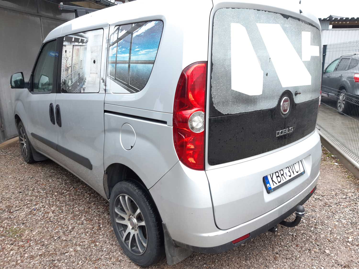 HAK HOLOWNICZY FIAT DOBLO 2 II 2010r-2022r +moduł Rodzaj kuli Odkręcana