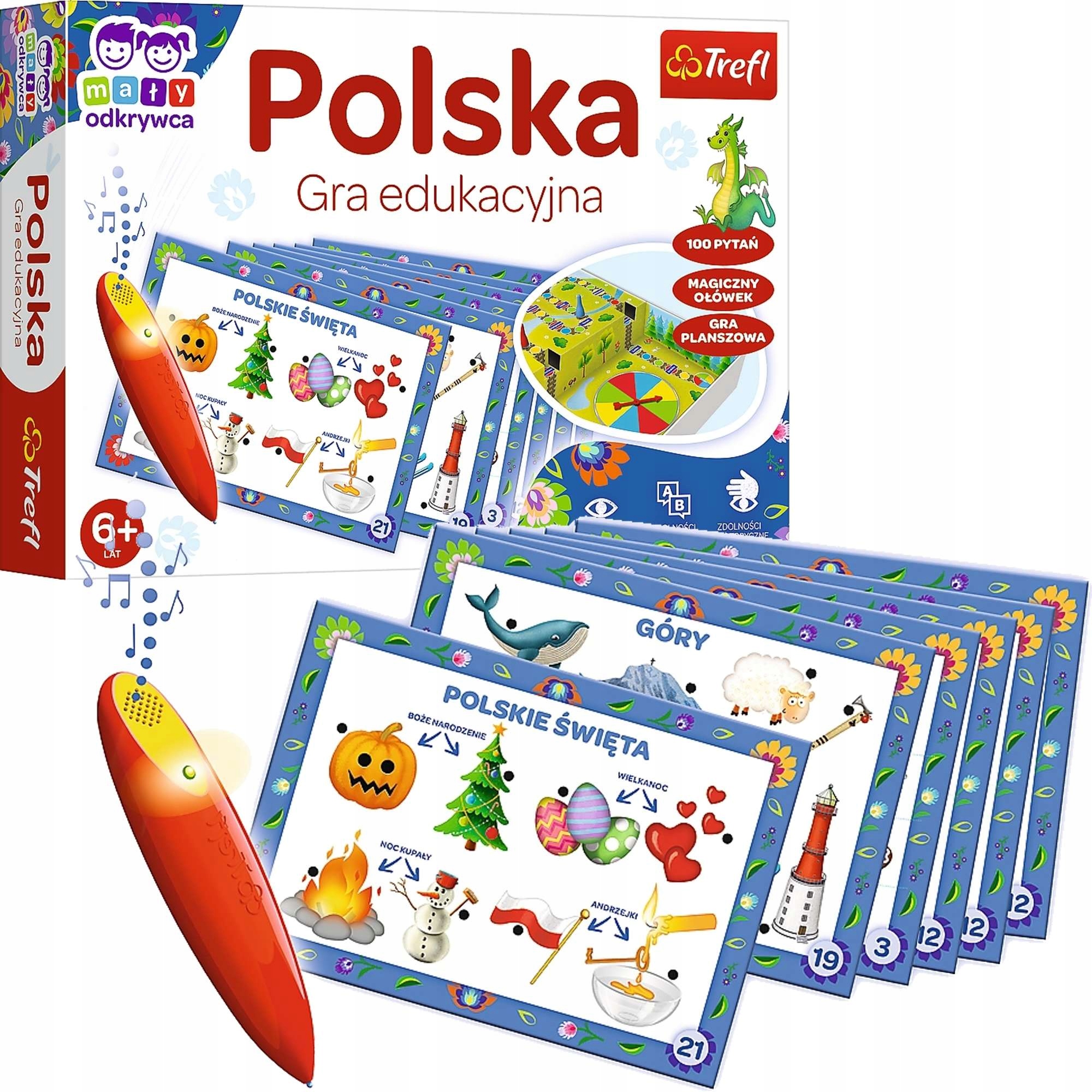 

Gra Edukacyjna Magiczny Ołówek Polska Trefl