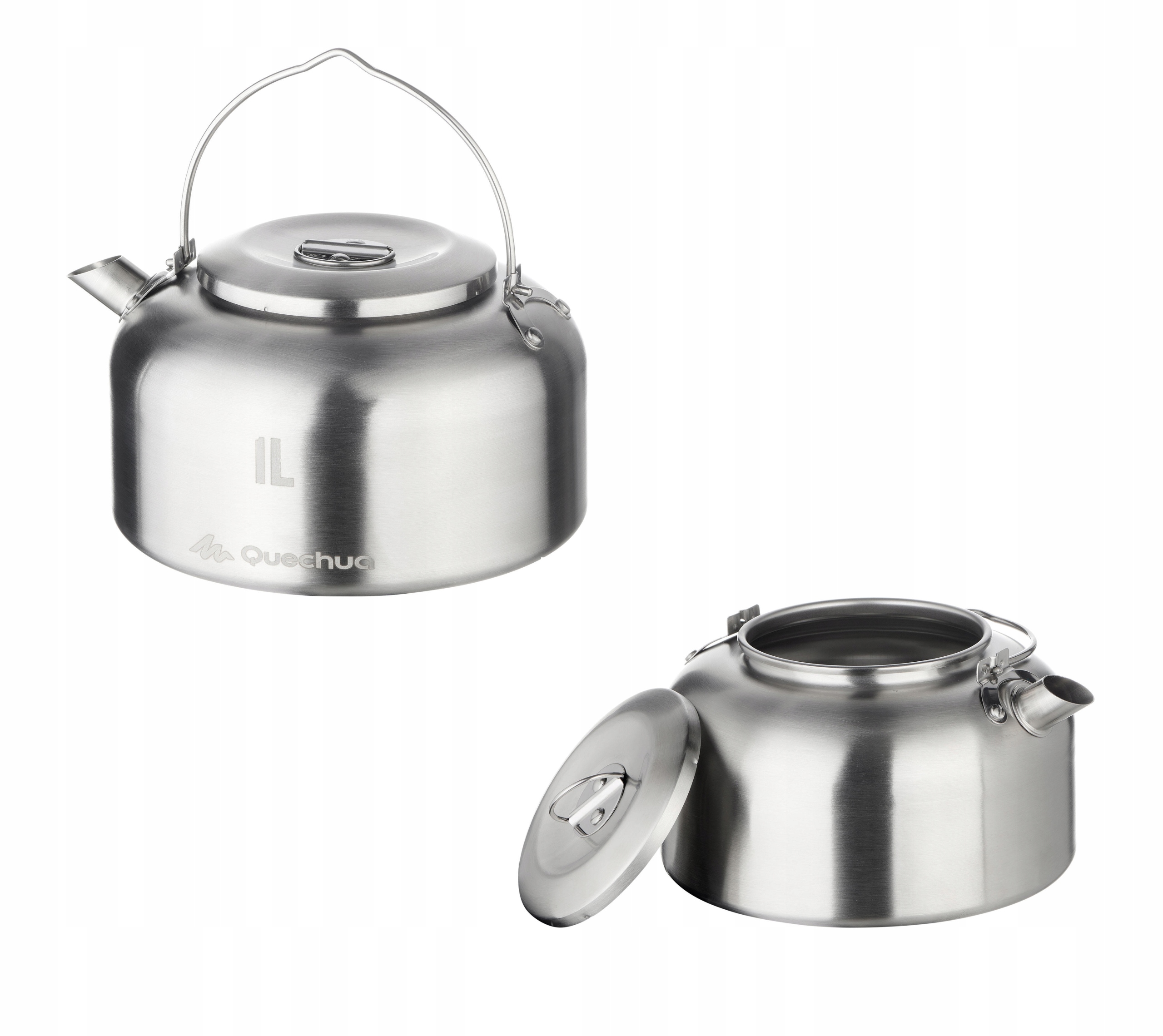 Quechua MH500 1 L Stainless Steel Camping Kettle