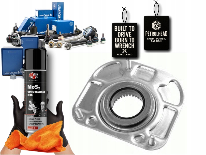 Polštář Tlumiče Volvo Přední S70 80 V70 91- L #Petrolhead Pro+ Kit1