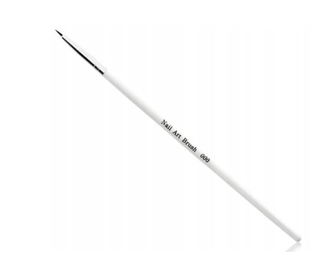 

Pędzelek do zdobień drewniany 5mm Biały Nr 000