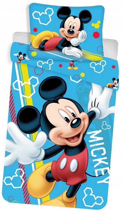 

Pościel Bawełniana Myszka Miki 140x200 Świecąca