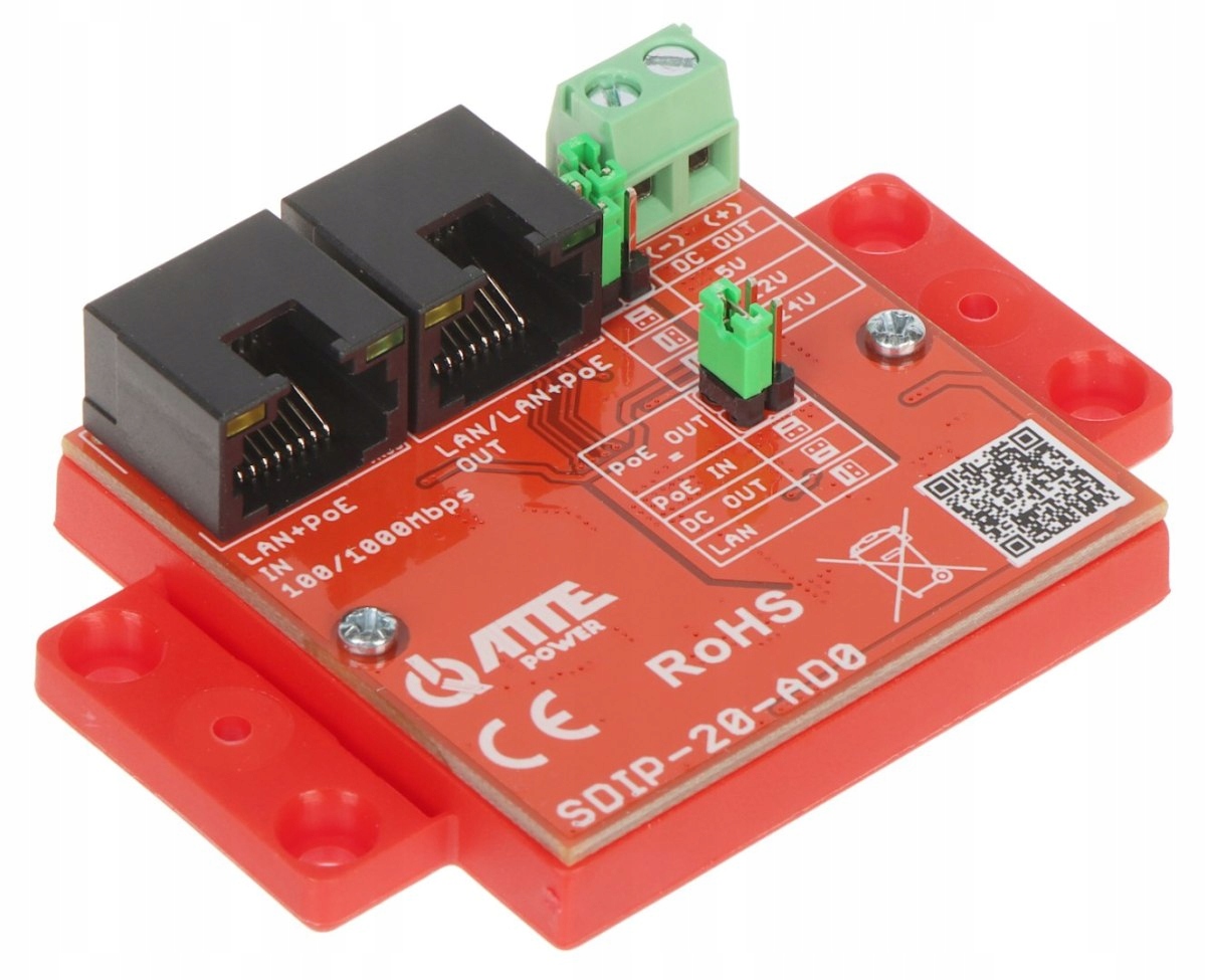 Napájecí Adaptér Poe SDIP-20-AD0 Atte