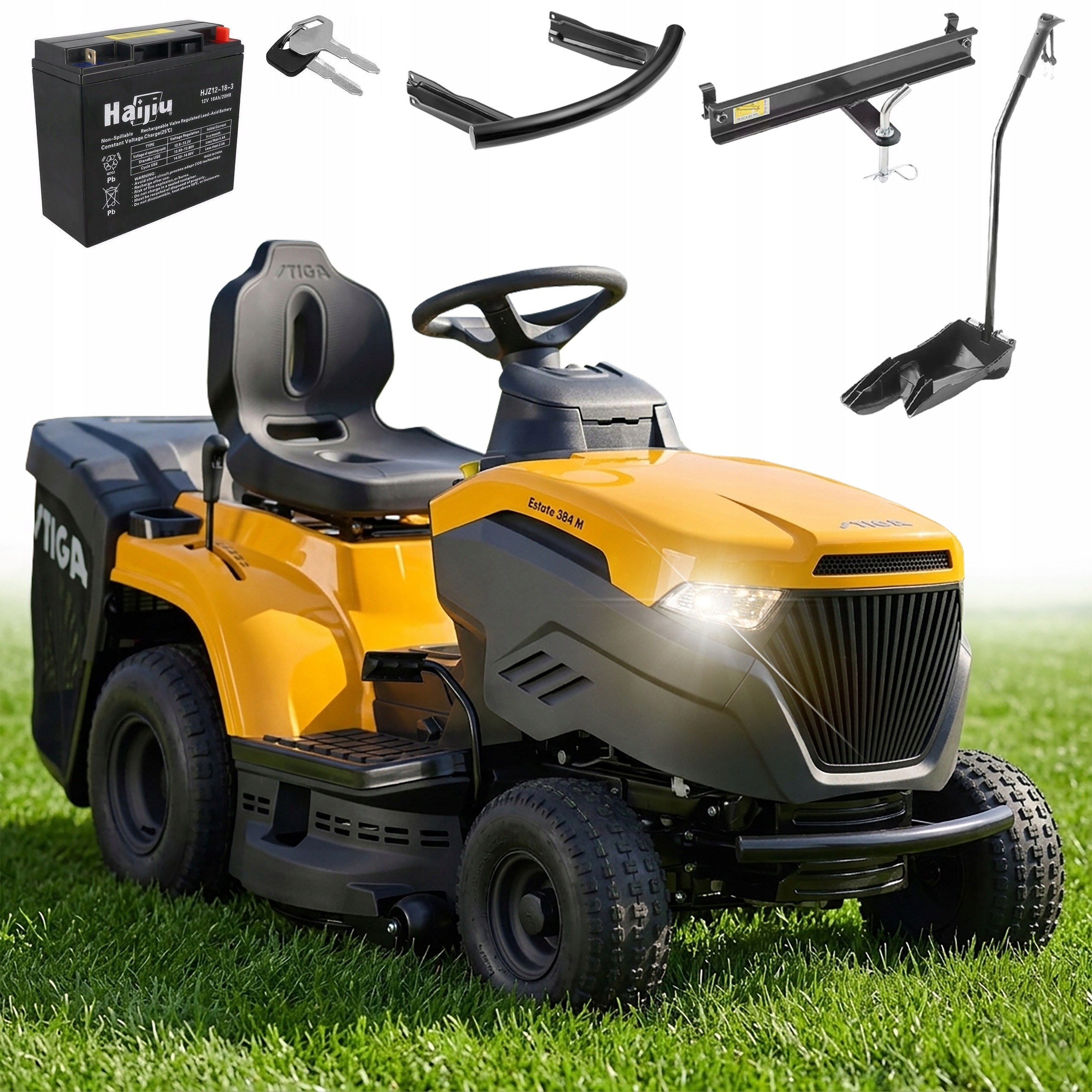Traktor Ogrodowy Stiga Estate 384 M Manual Koszenie 3w1 Kosz 200 L Komplet