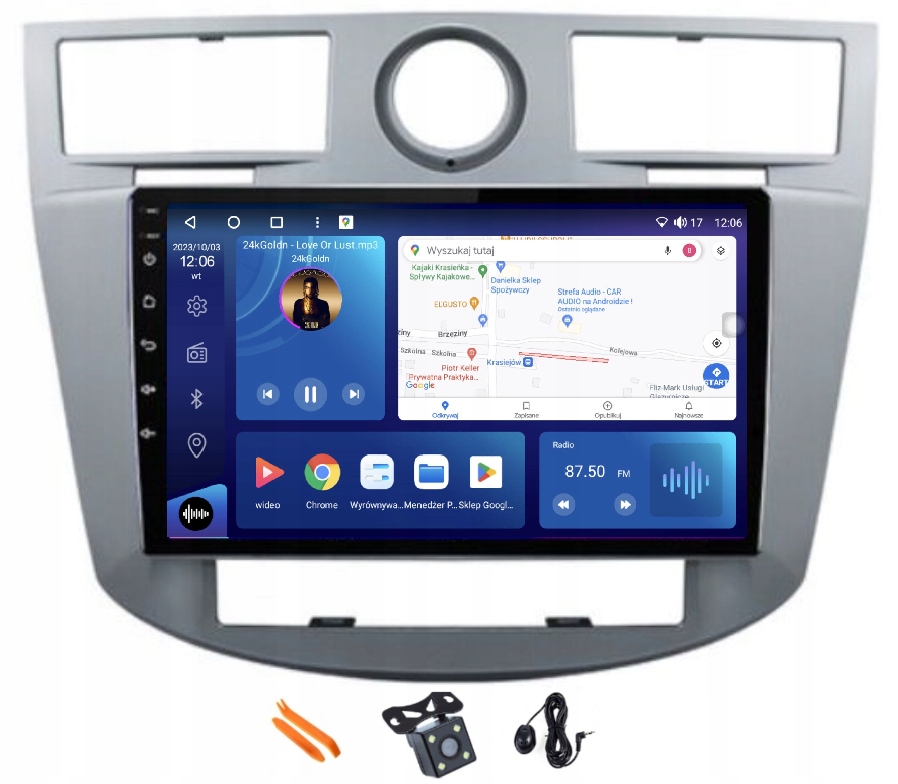 Autorádio Gps Apple Carplay Android Auto Chrysler Sebring 3 06-10