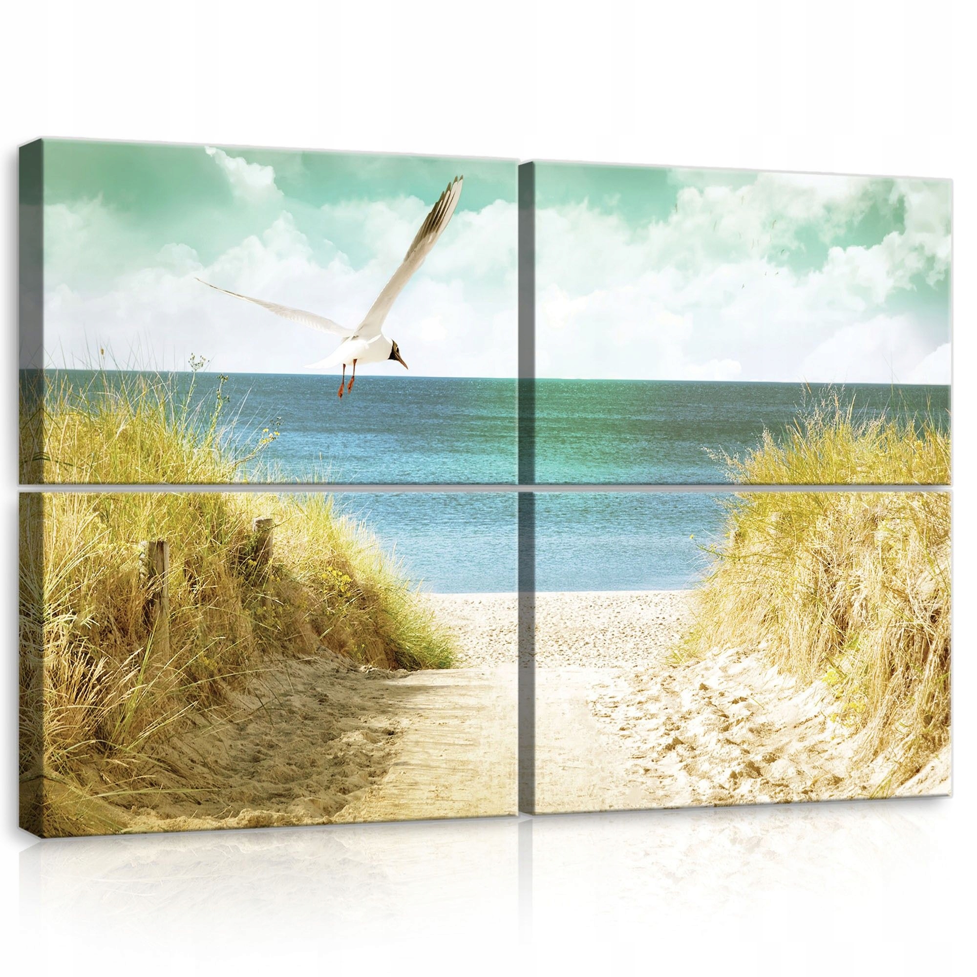 Obraz 120x80 More, pláž, duny, cesta, obloha, piesok, leto, pokoj príroda