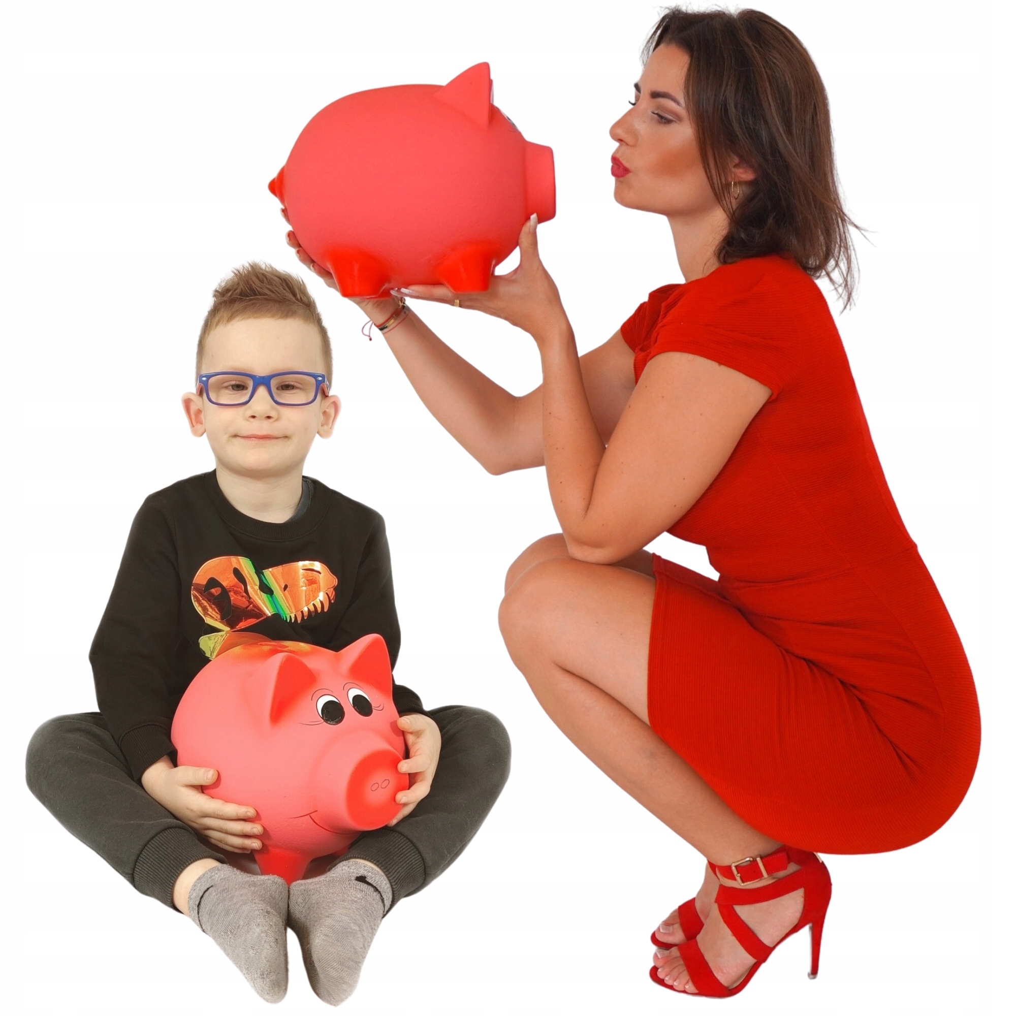 Prasátko Pokladnička Velká Na Rozbití Pro Děti Růže