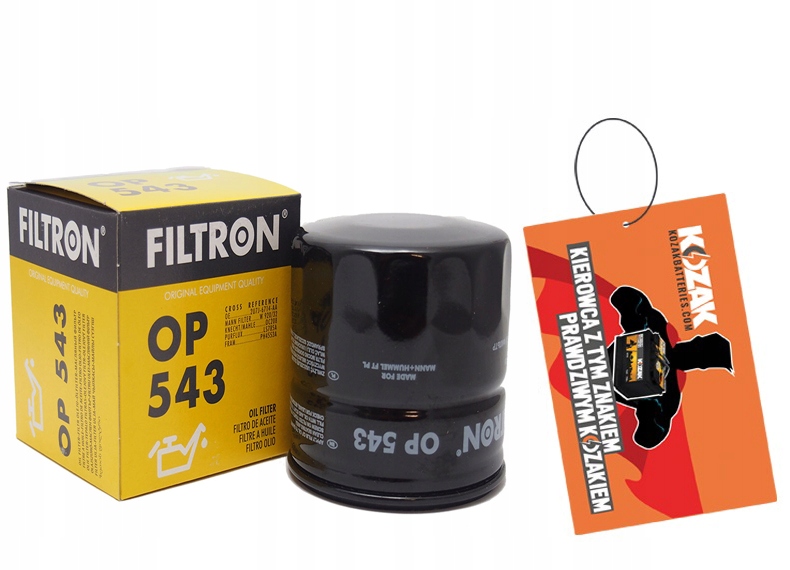 

Filtr Oleju Filtron OP543 Do Ford Op 543