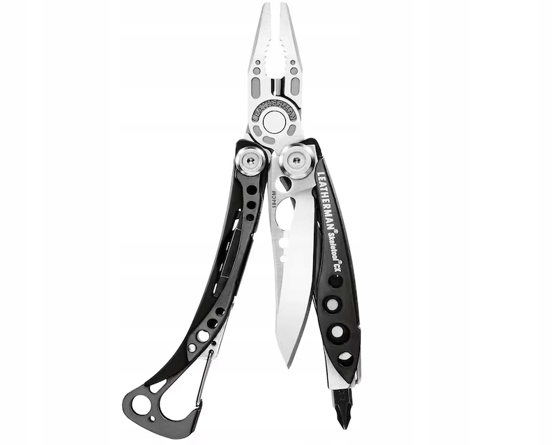 Multitool Leatherman Skeletool CX 830923 Srebrno-czarny Lekki