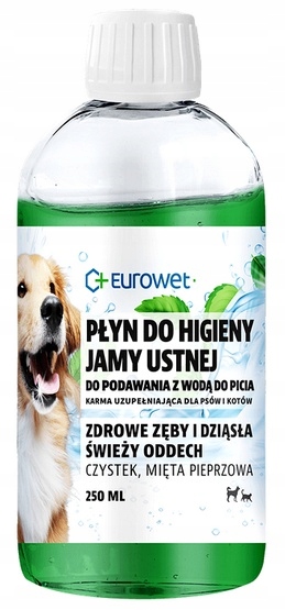 Levně Eurowet Tekutý přípravek pro ústní hygienu pro psy a kočky 250 ml