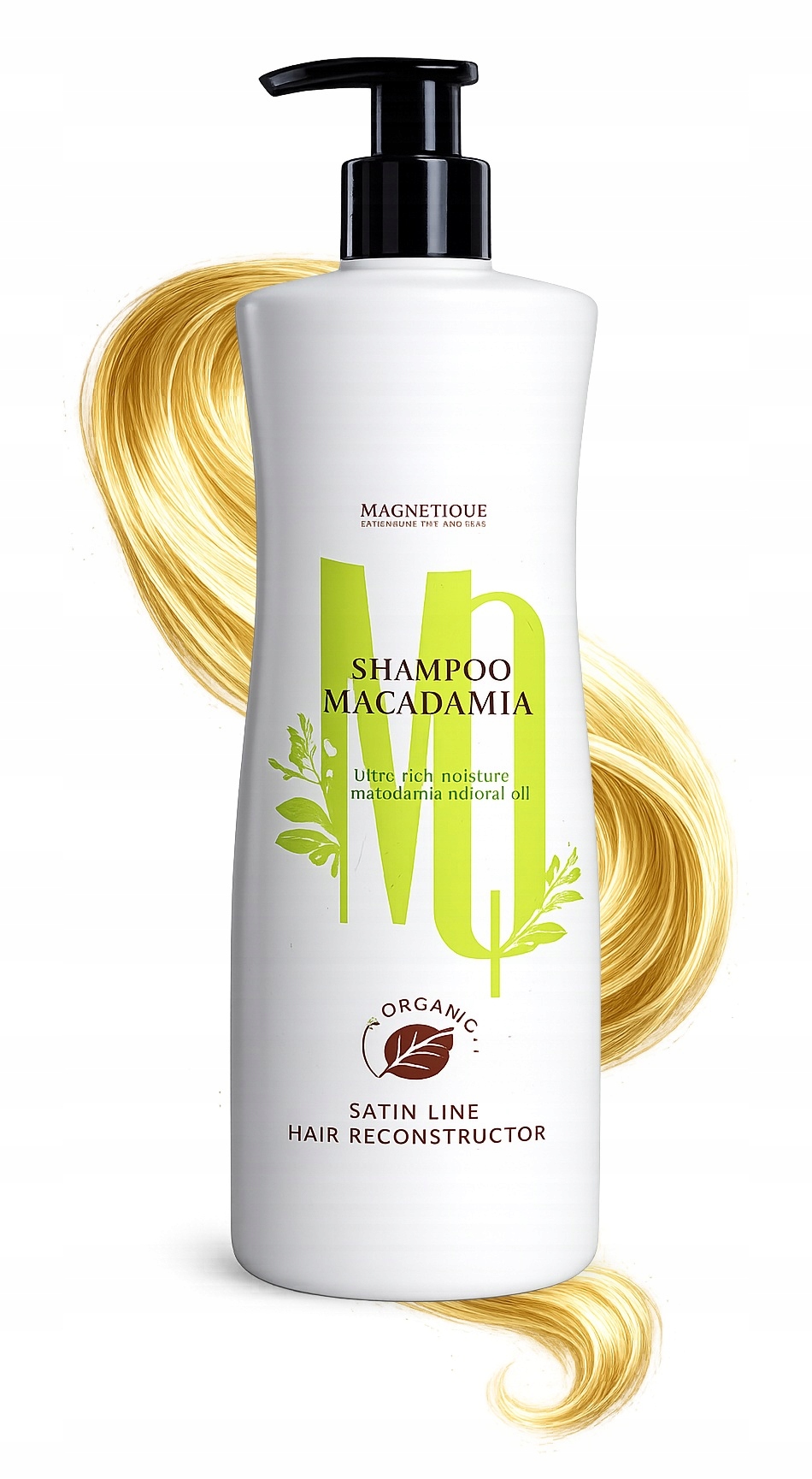 Magnetique Szampon do Włosów Zniszczonych Suchych Macadamia Keratyna 1L