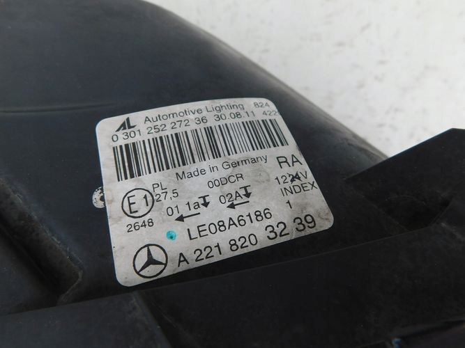 MERCEDES W221 S-KLASA XENON LIFT reflektor right