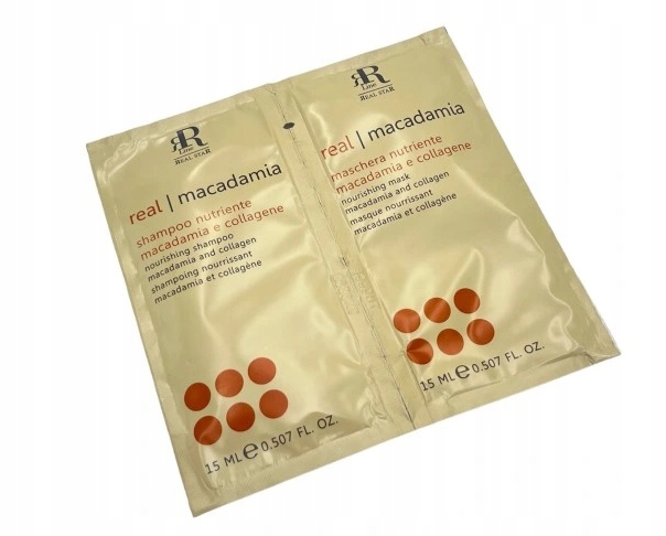RR Line Macadamia Szampon 15ml +Maska 15ml