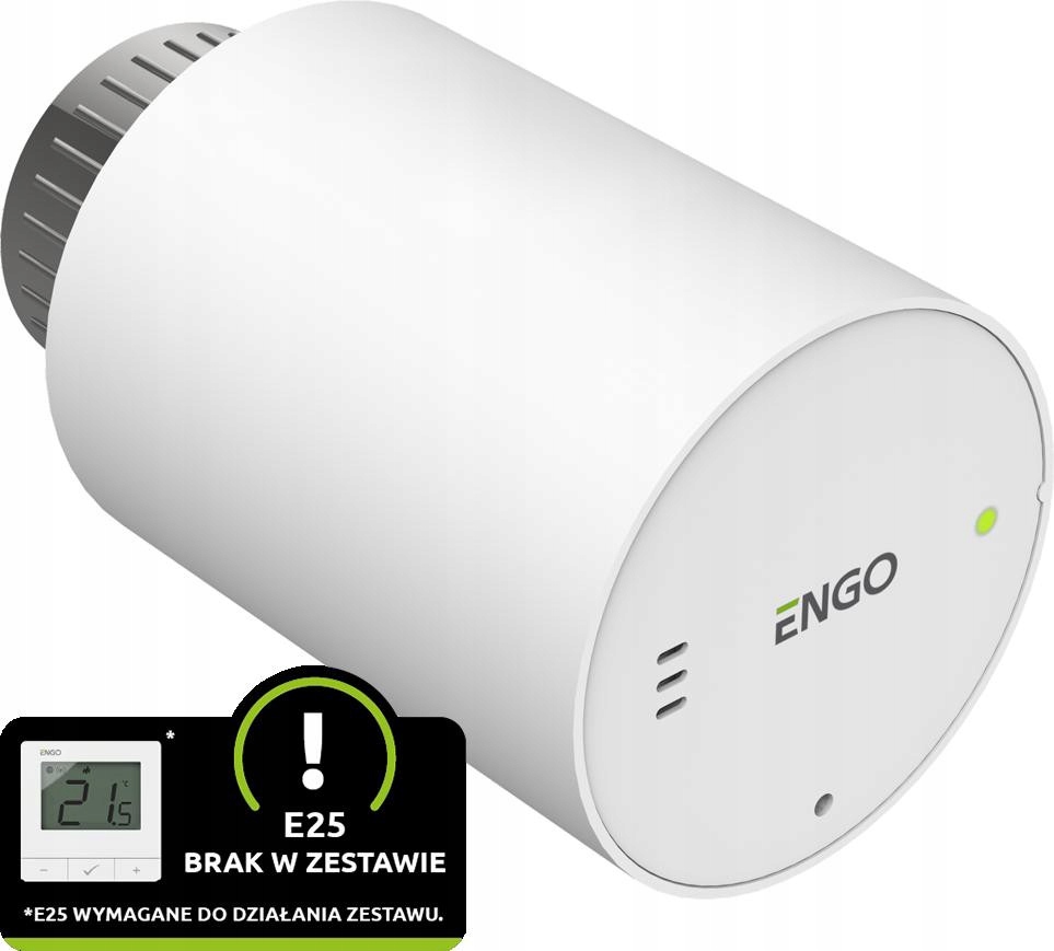 Engo Controls ETRV-M30 – Bezdrôtová, elektronická radiátorová hlavica