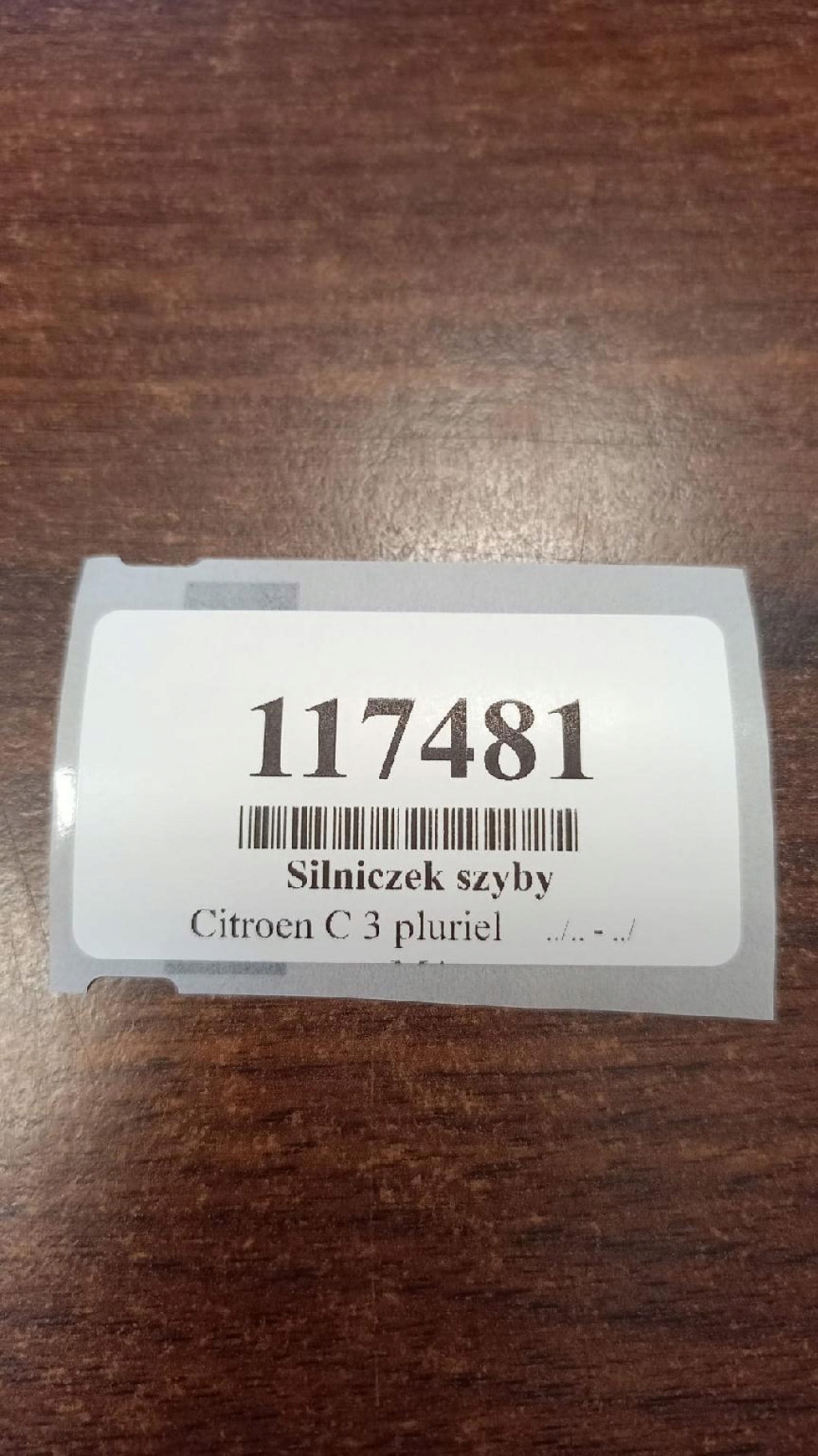 CITROEN C3 PLURIEL mini motor windows left front 400621F