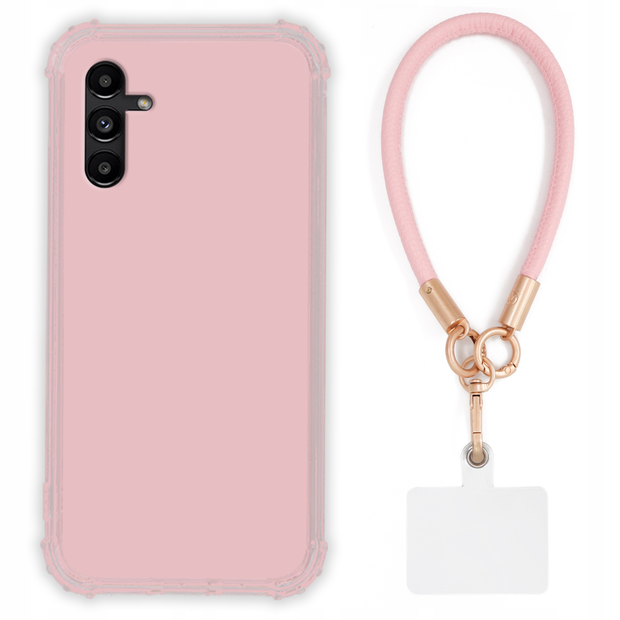 Pouzdro Pro Samsung A04S Pouzdro Antishock Pinky Růžové vodítko Sada Odolné Tpu