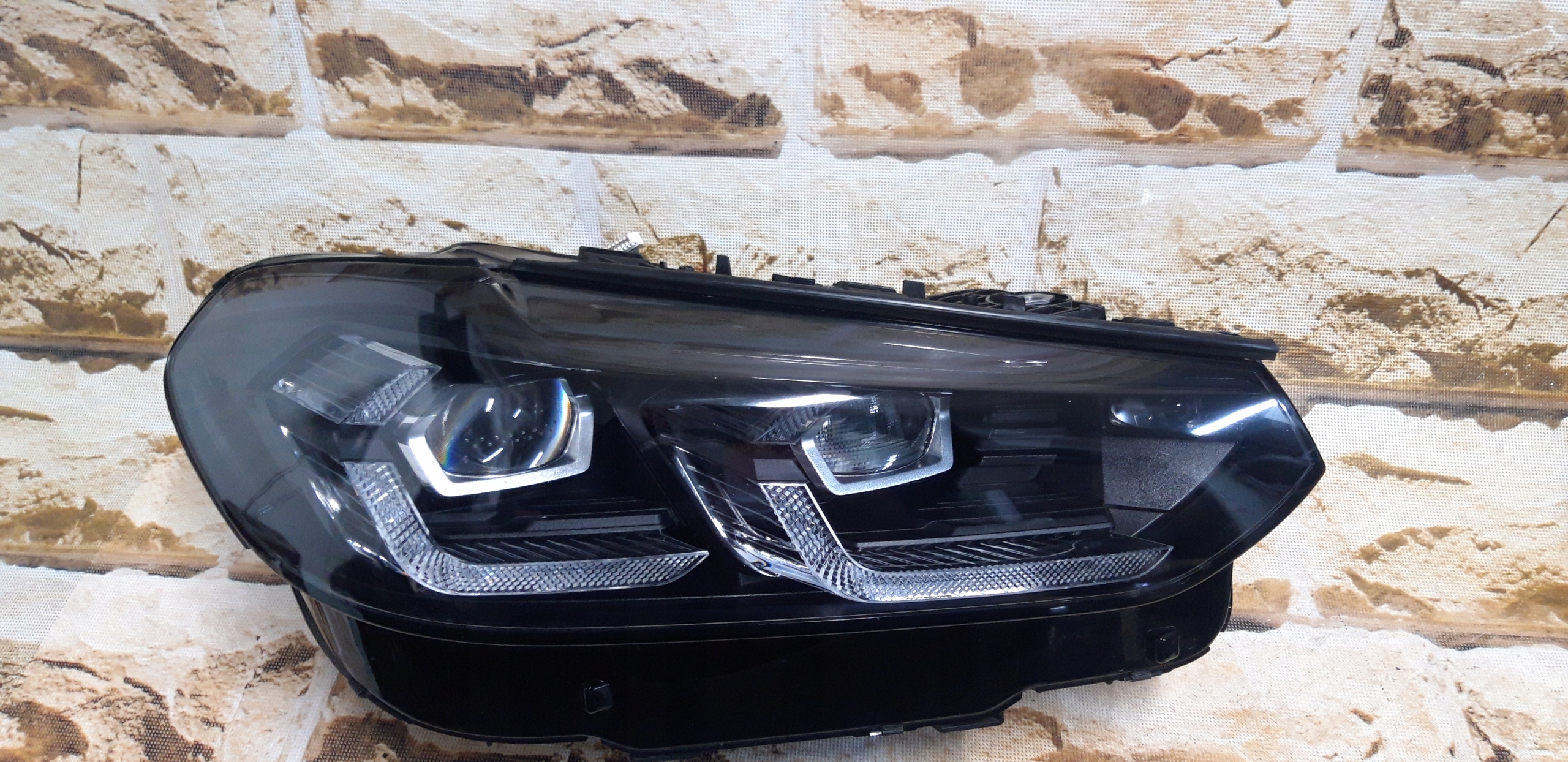 bmw x3 x4 g01 g02 lift lci 22 full led adaptive czarna shadow line