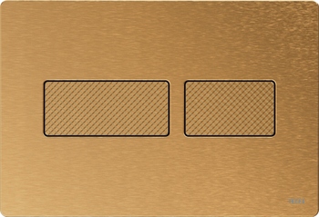 Tece Splachovacie Tlačidlo Pre Wc Tecepevné Kovové, Brúsená Mosadz