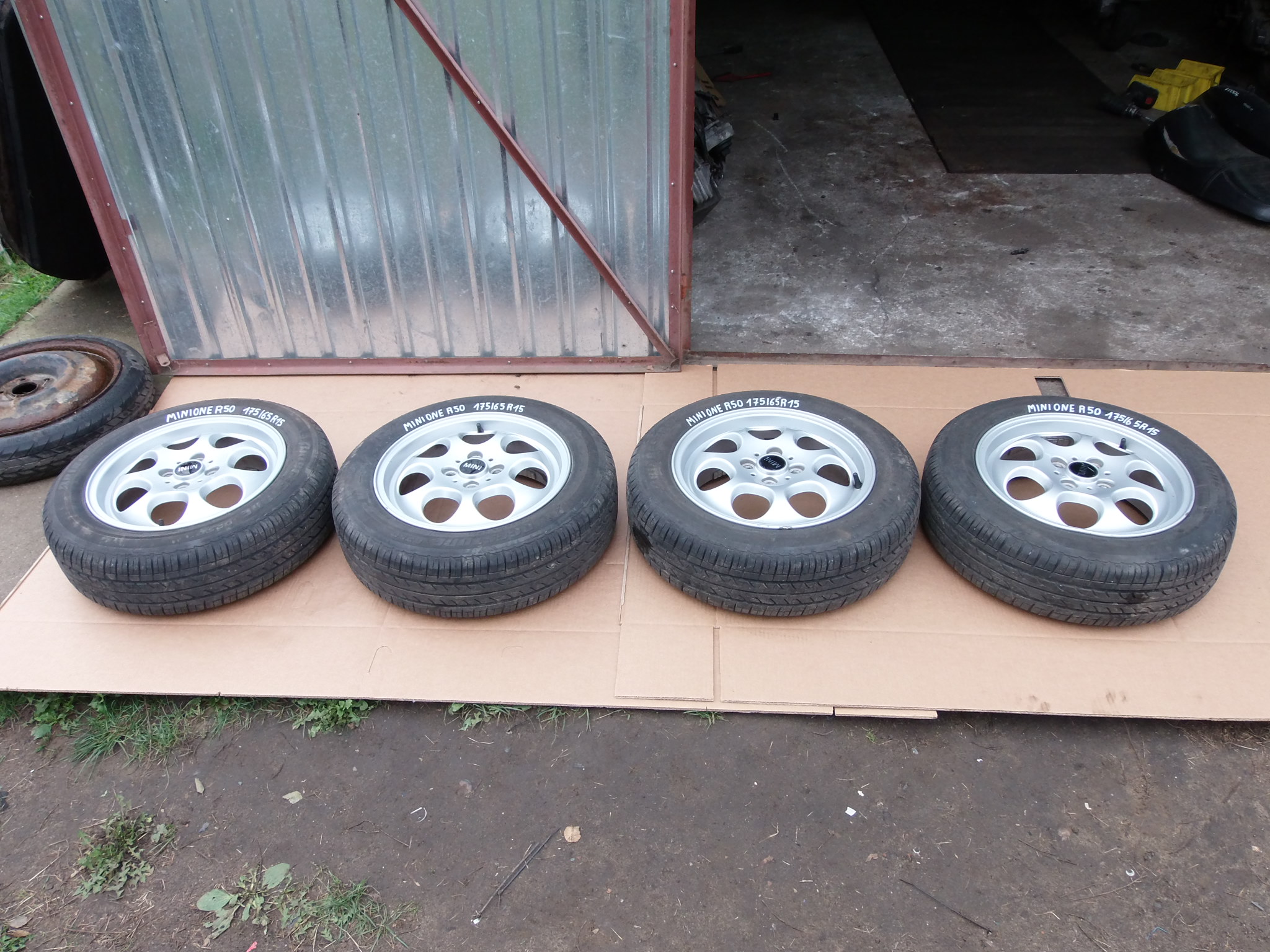 KOLA FELGI ALUMINIOWE KOMPLET 4 SZT LATO 4X100 R15 MINI COOPER ONE R50