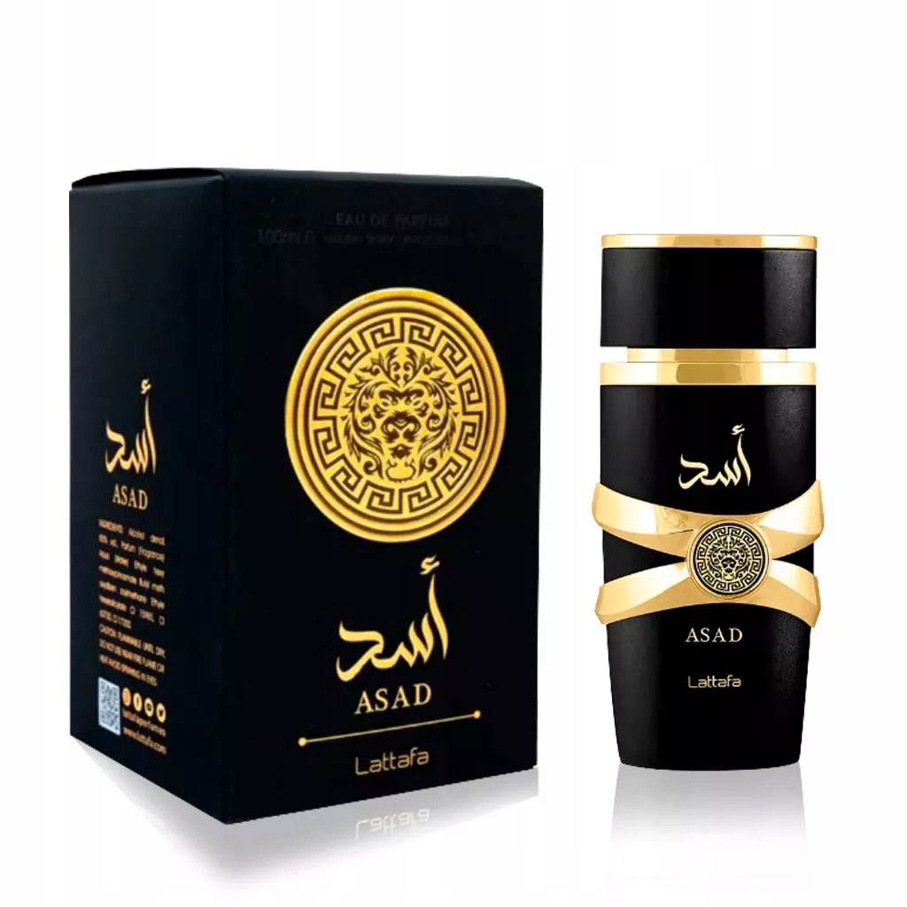 PERFUMY MĘSKIE LATTAFA ASAD 100 ML TRWAŁE ARABSKIE ORYGINALNE + 2 PRÓBKI Marka Lattafa