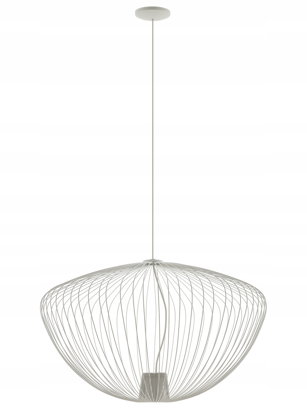 Závesná Lampa Pumpkin L šedá 1xGU10 200 cm moderná stropná do obývačky