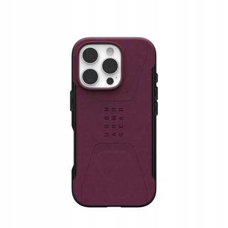Pouzdro pouzdra kryt Uag Civilian Magsafe pro iPhone 16 Pro červené