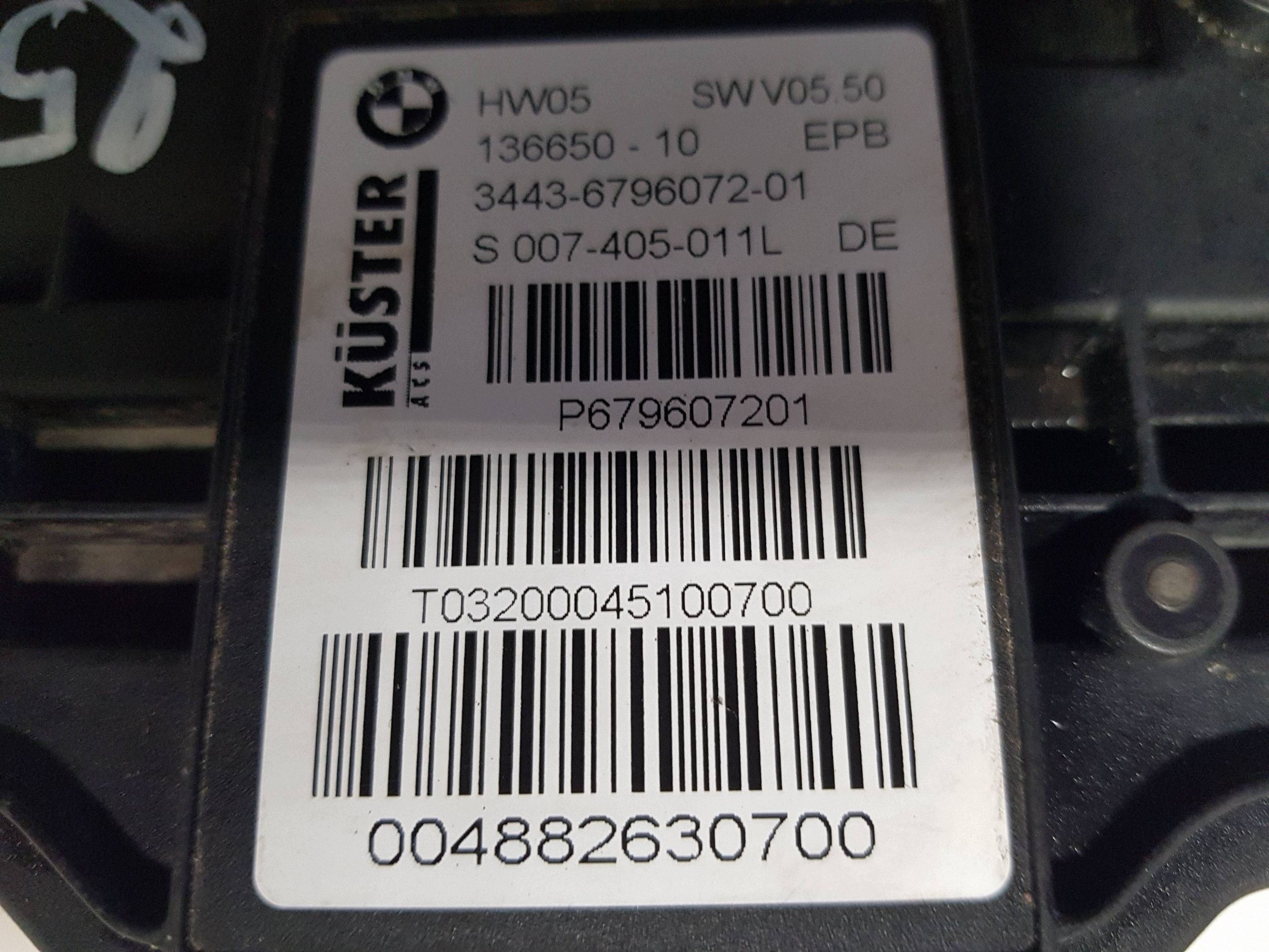 unité de commande électronique uce mécanisme moteur frein électrique électrique BMW E70 X5