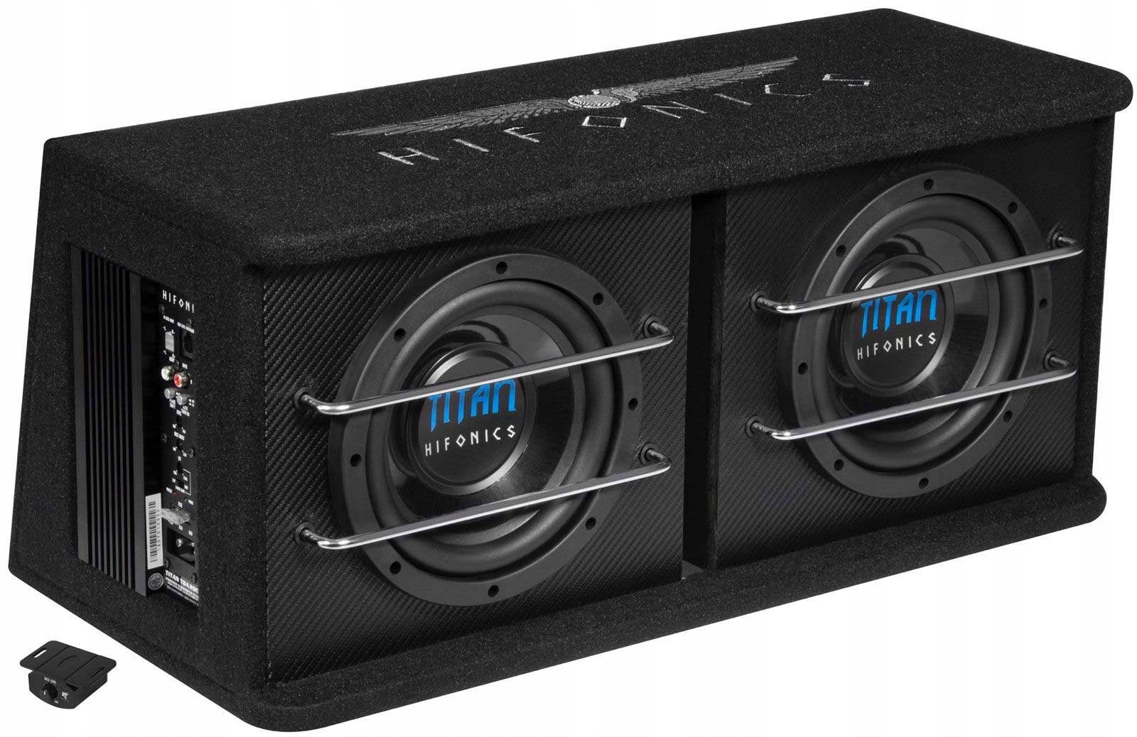 Hifonics Titan TDA200R Automobilová aktívna skrinka 2x20 cm 600 W (rms 300 W)