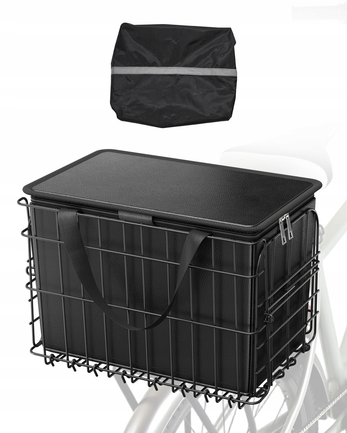 Skládací Zadní Košík Na Kolo 340X210X225 MM, Silný A Odolný