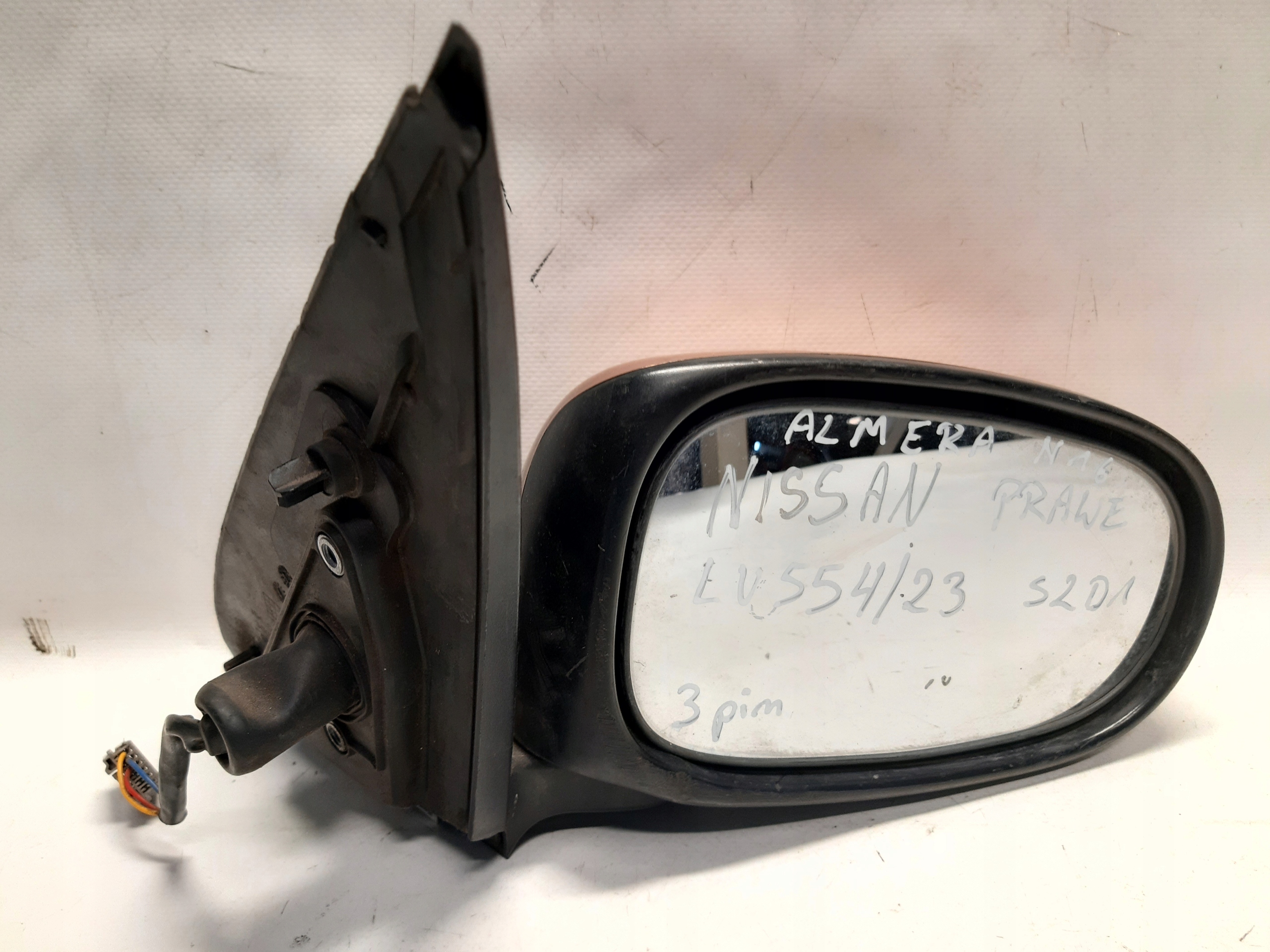 mirror right NISSAN ALMERA N16 electrics 3 PIN