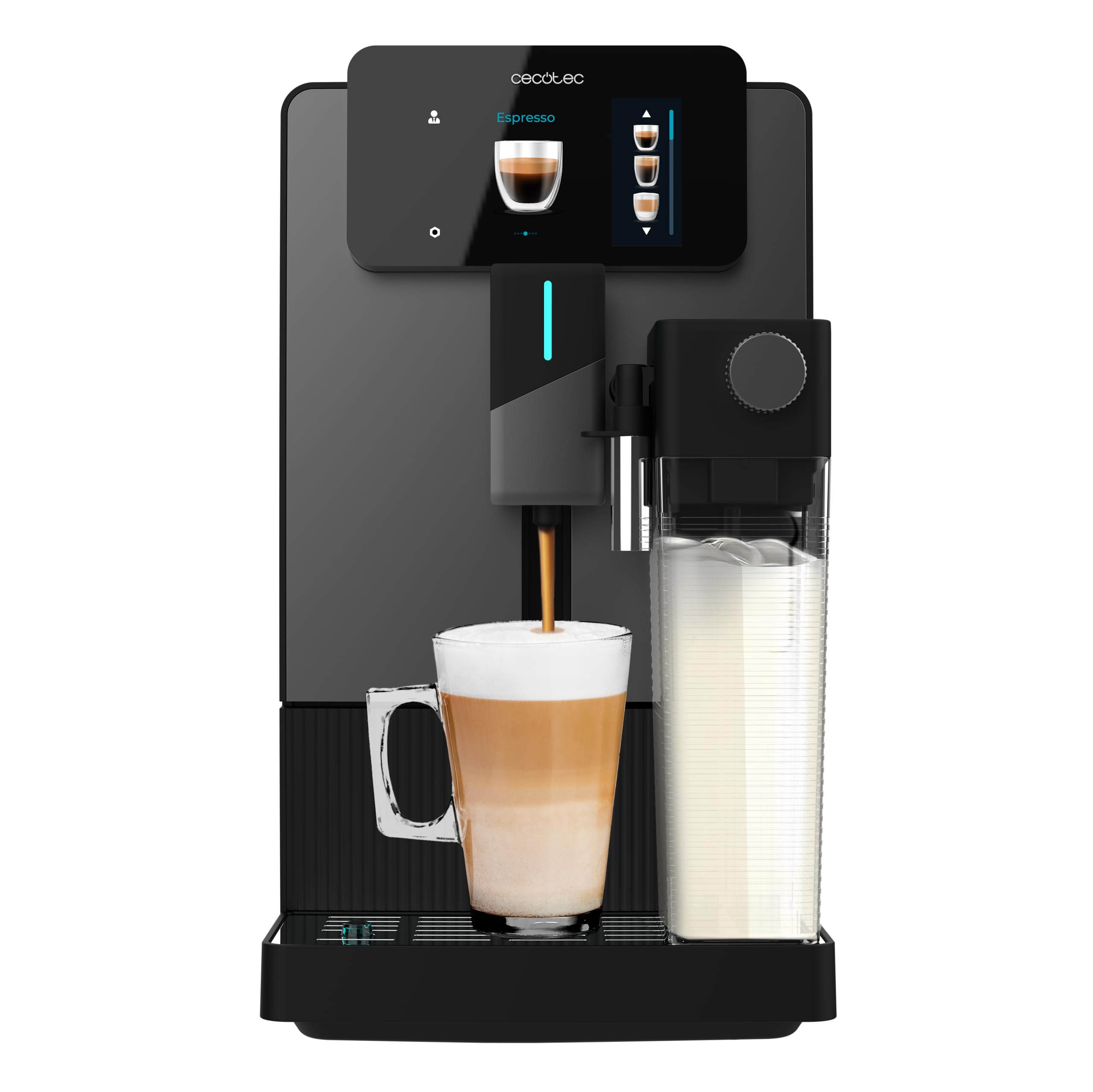 Cecotec kávovar Cremmaet Latte Touch, 19 bar, 12 nápojov, Tft