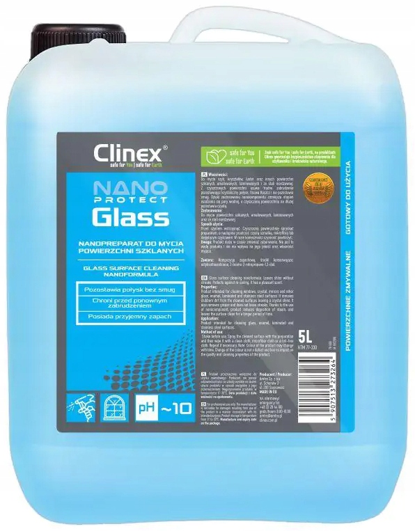 

Clinex Nano Protect Glass 5L Płyn Do Mycia Szyb