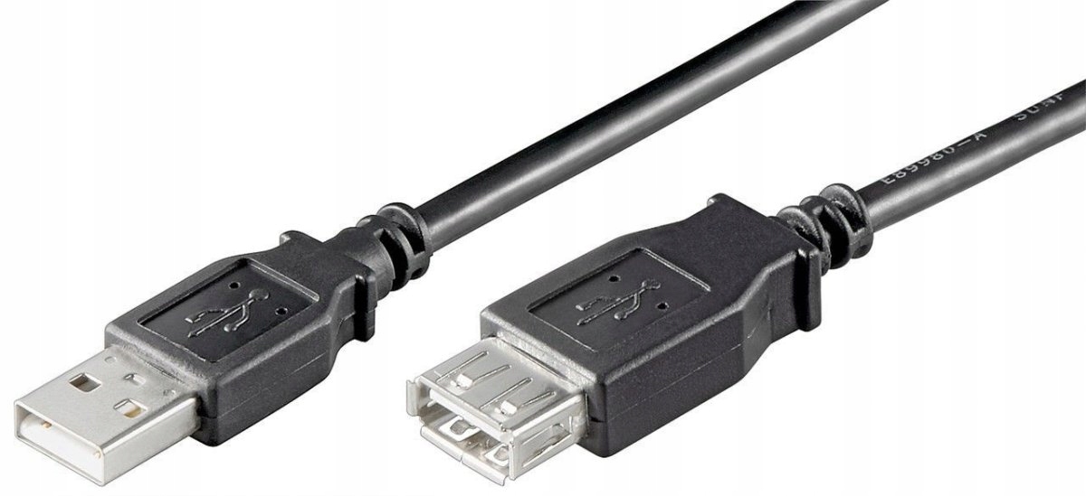 

Przedłużacz Usb 2.0 High Speed 0,6m czarny 68625