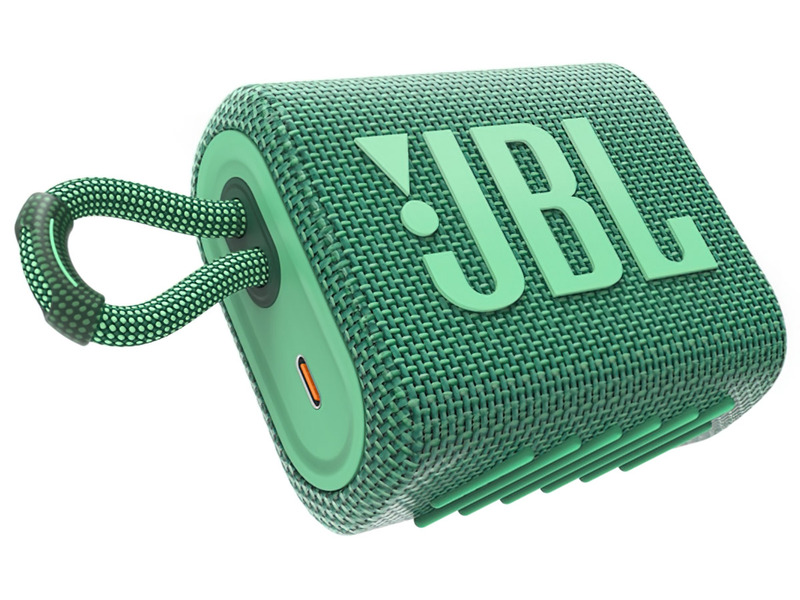 Мобильный динамик JBL GO 3 Eco зеленый