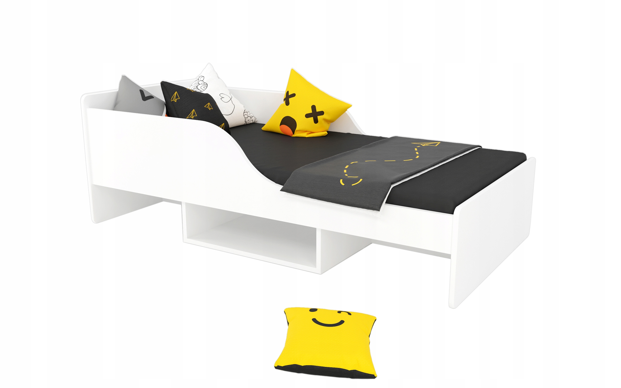 Łóżko dziecięce SMILE 140x70 białe Marka Lendo